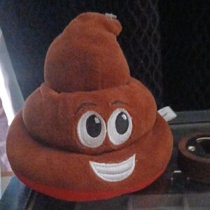 Plush Poop Emoji Stuffed Toy - Brown